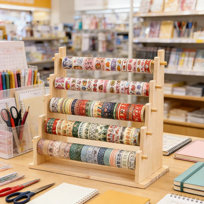Wooden Jewelry Storage Rack