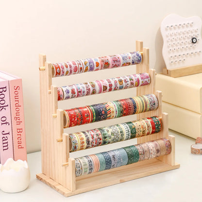 Wooden Jewelry Storage Rack