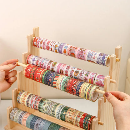 Wooden Jewelry Storage Rack