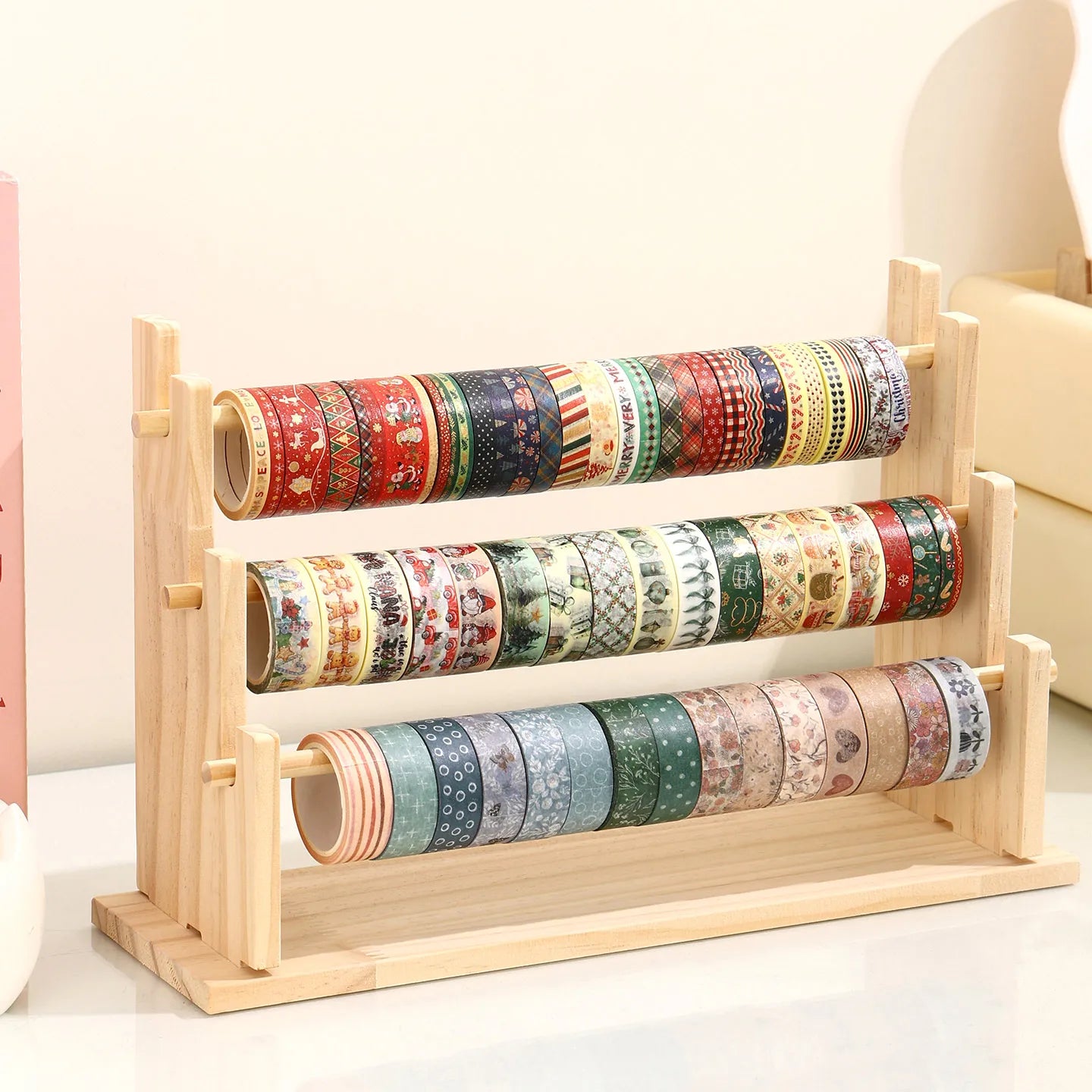 Wooden Jewelry Storage Rack