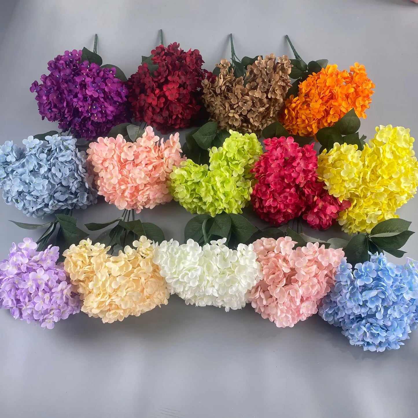 Silk Hydrangea Flower Bouquet
