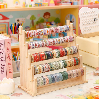 Wooden Jewelry Storage Rack