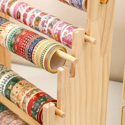 Wooden Jewelry Storage Rack